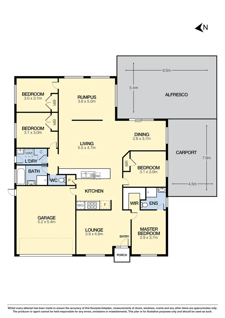 Floorplan of Homely house listing, 41 Abbington Crescent, Caroline Springs VIC 3023