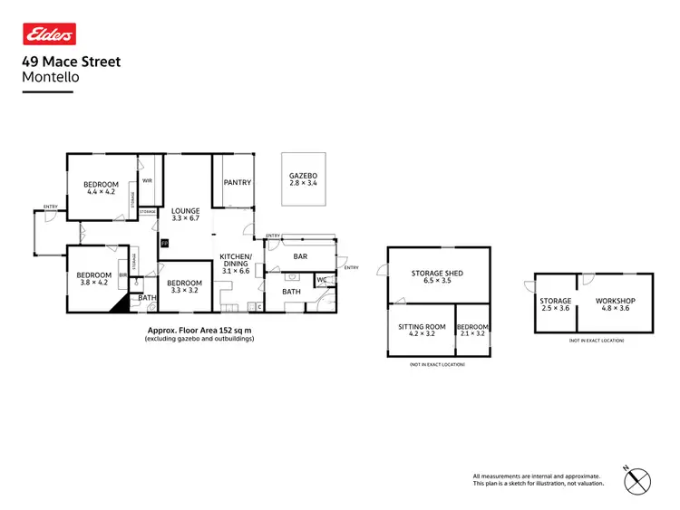 Floorplan of Homely house listing, 49 Mace Street, Montello TAS 7320