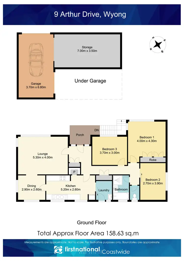 Floorplan of Homely house listing, 9 Arthur Drive, Wyong NSW 2259