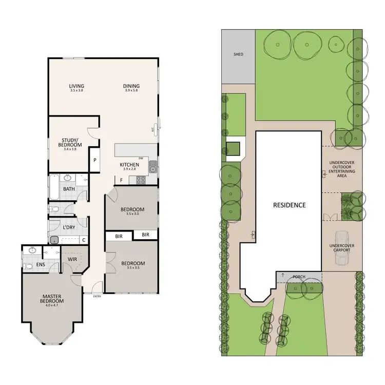 Floorplan of Homely house listing, 1 Lehmann Avenue, Grovedale VIC 3216