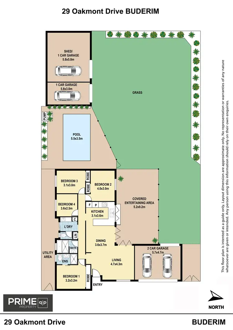 Floorplan of Homely house listing, 29 Oakmont Drive, Buderim QLD 4556