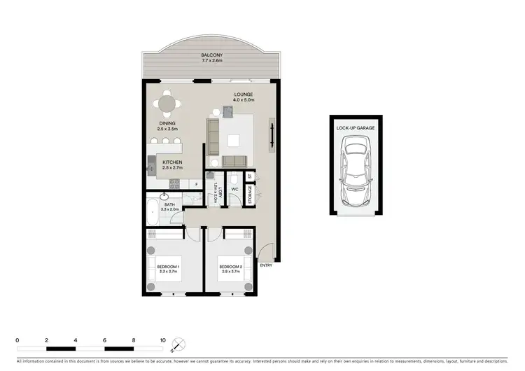 Floorplan of Homely unit listing, 14/1A Mitchell Parade, Mollymook Beach NSW 2539