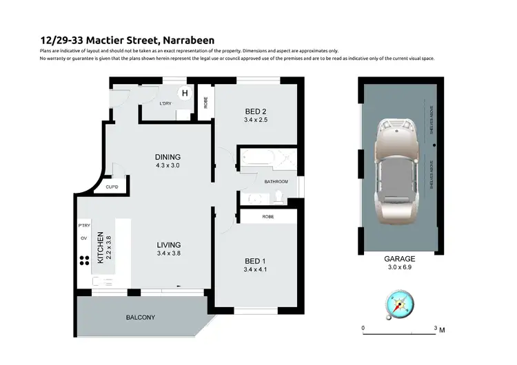 Floorplan of Homely apartment listing, 12/29-33 Mactier Street, Narrabeen NSW 2101