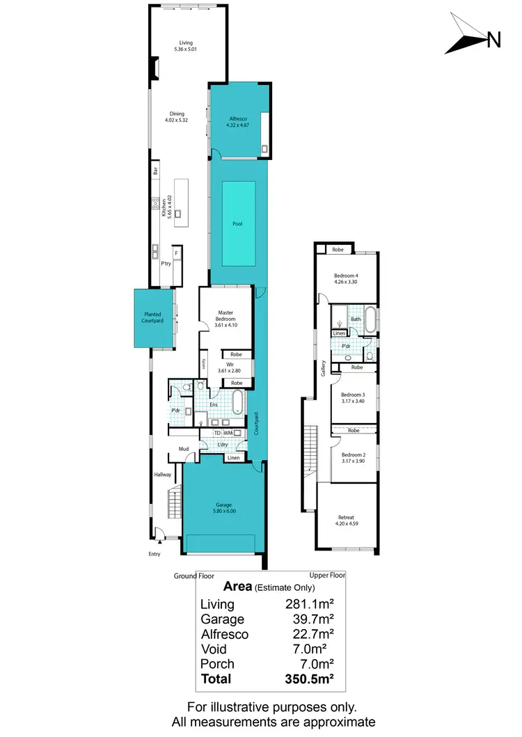 Floorplan of Homely house listing, 15A Baker Street, Grange SA 5022