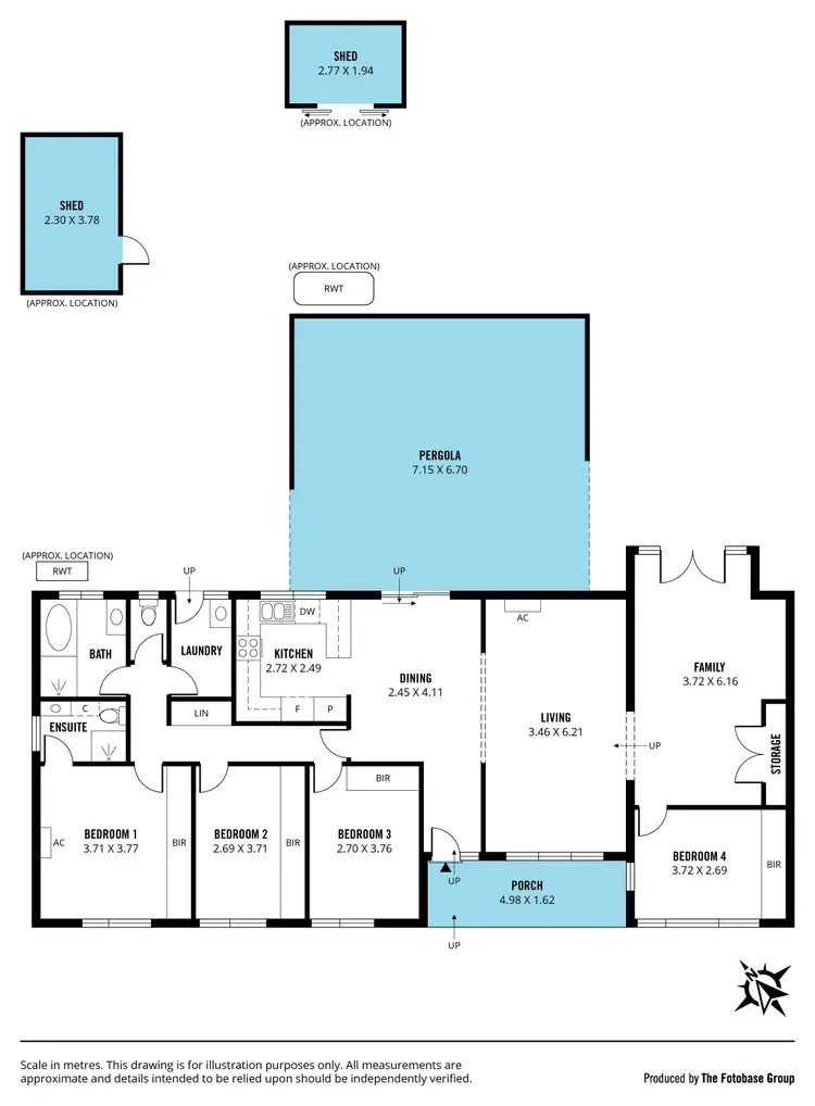Floorplan of Homely house listing, 42 Haseldene Drive, Christie Downs SA 5164