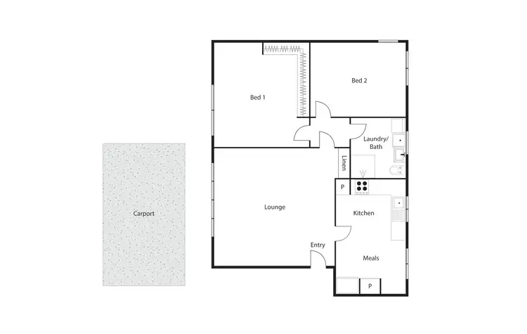 Floorplan of Homely apartment listing, 11/143 Carruthers Street, Curtin ACT 2605