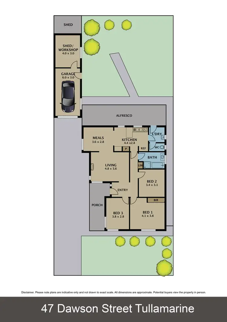 Floorplan of Homely house listing, 47 Dawson Street, Tullamarine VIC 3043