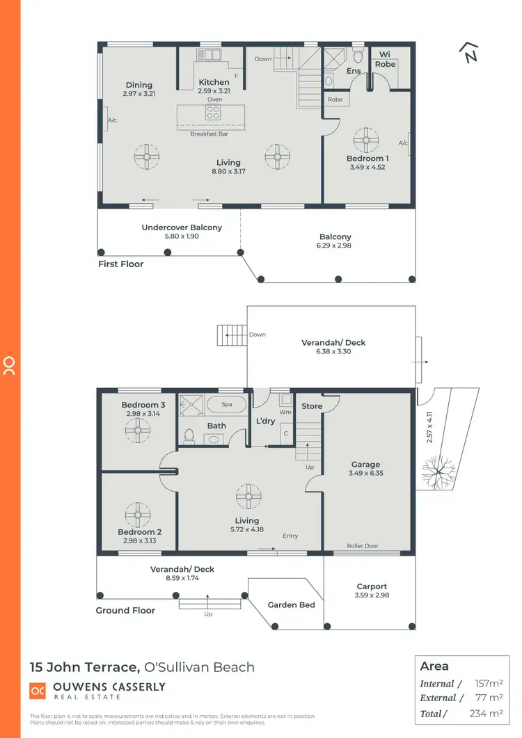 Floorplan of Homely house listing, 15 John Terrace, O'sullivan Beach SA 5166