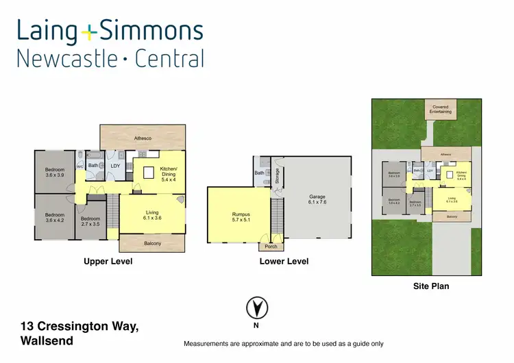 Floorplan of Homely house listing, 13 Cressington Way, Wallsend NSW 2287