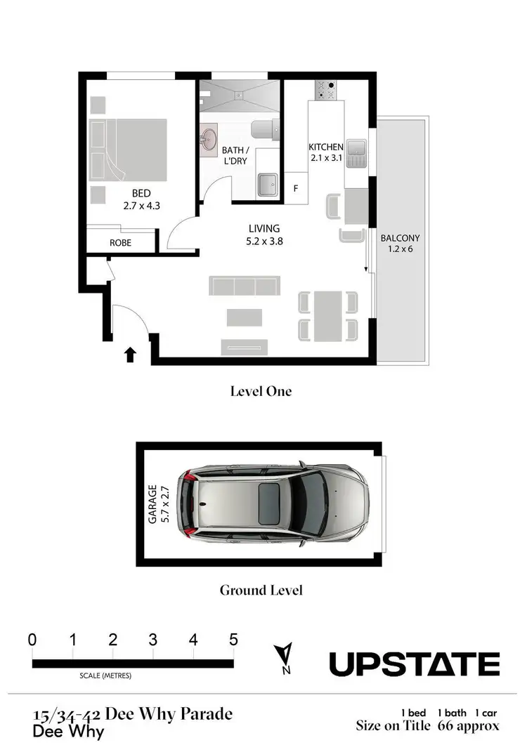 Floorplan of Homely apartment listing, 15/34-42 Dee Why Parade, Dee Why NSW 2099