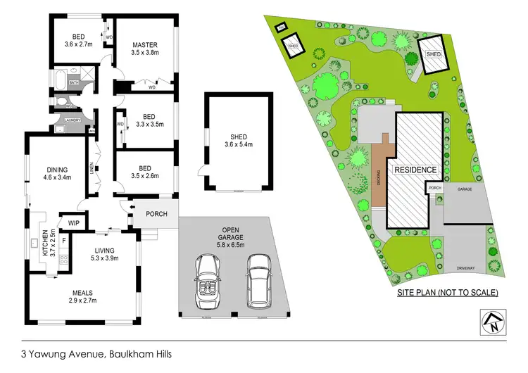 Floorplan of Homely house listing, 3 Yawung Avenue, Baulkham Hills NSW 2153