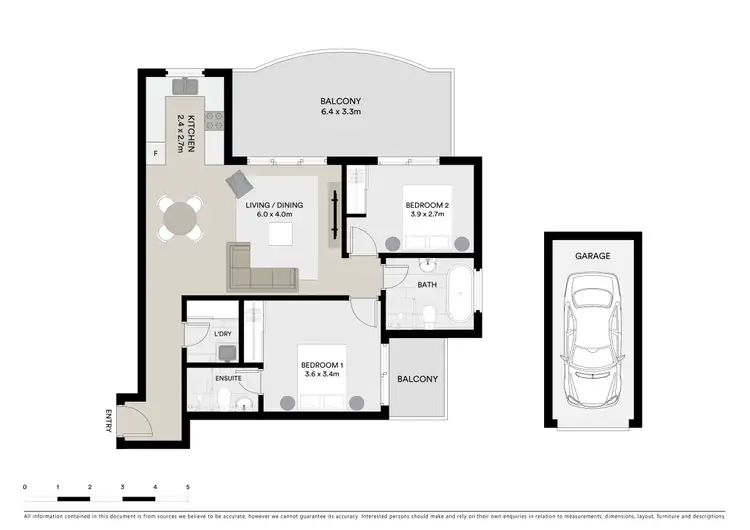 Floorplan of Homely apartment listing, 14/3 Gosport Street, Cronulla NSW 2230