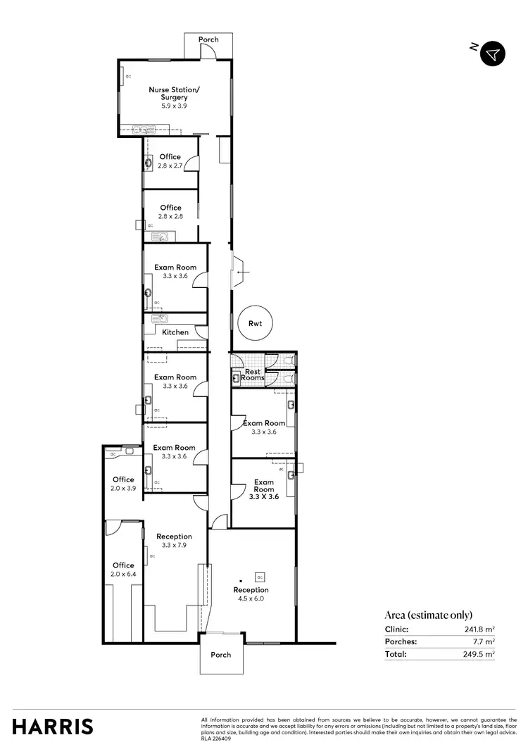 Floorplan of Homely house listing, 24 West Terrace, Strathalbyn SA 5255