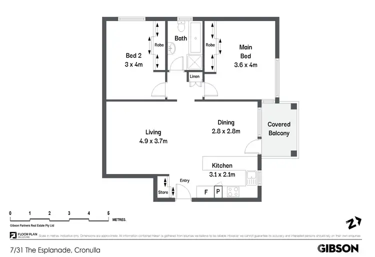 Floorplan of Homely apartment listing, 7/31 The Esplanade, Cronulla NSW 2230