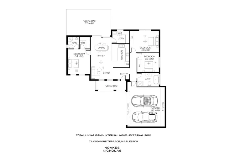 Floorplan of Homely house listing, 7A Cudmore Terrace, Marleston SA 5033