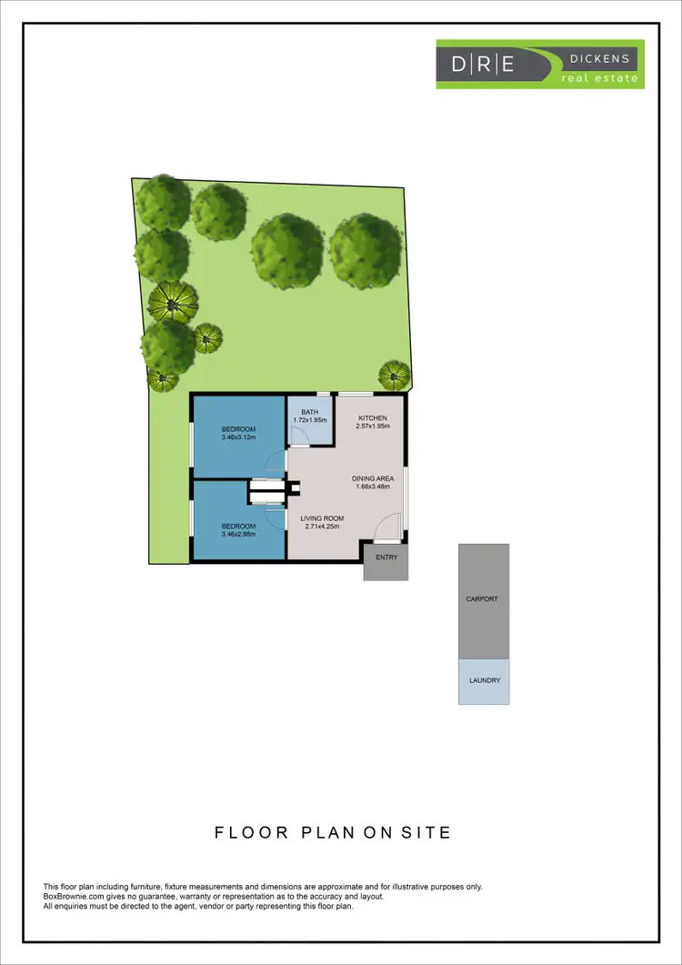Floorplan of Homely unit listing, 2/896 Great Alpine Road, Freeburgh VIC 3741