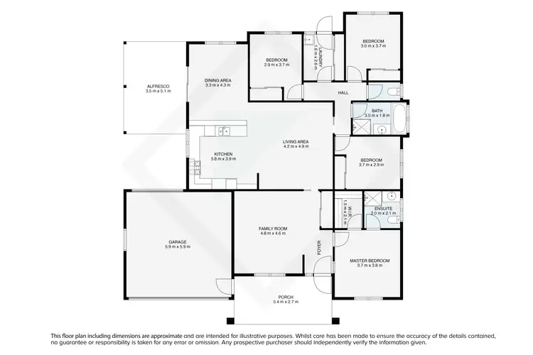 Floorplan of Homely house listing, 68 Castle Creek Road, Wodonga VIC 3690