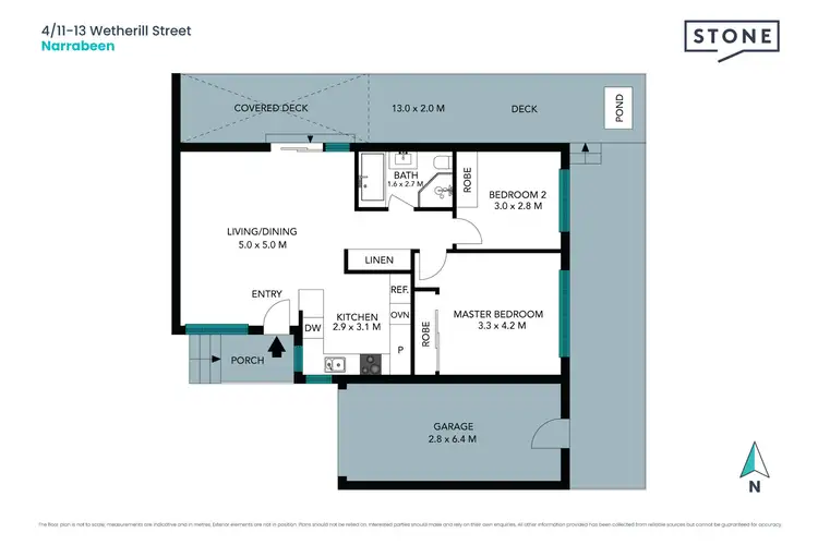 Floorplan of Homely apartment listing, 4/11-13 Wetherill Street, Narrabeen NSW 2101