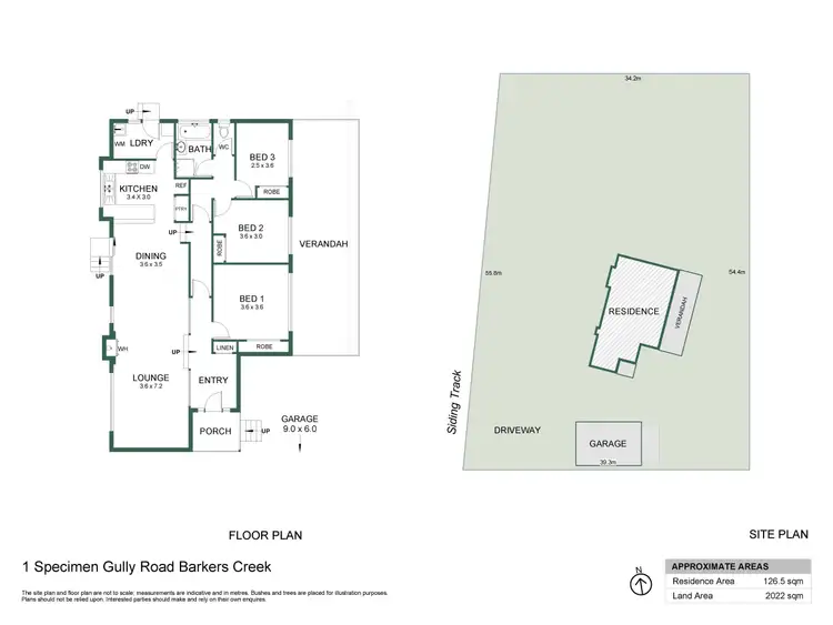 Floorplan of Homely house listing, 1 Specimen Gully Road, Barkers Creek VIC 3451
