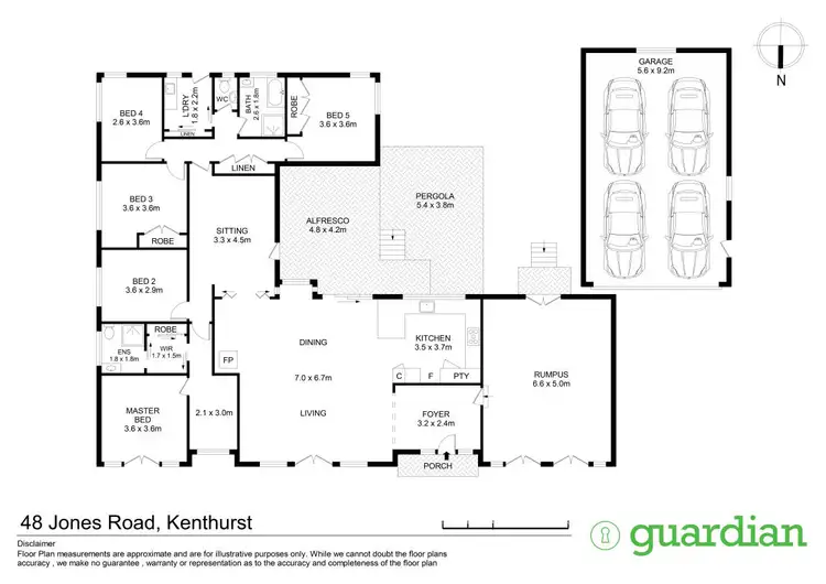 Floorplan of Homely house listing, 48 Jones Road, Kenthurst NSW 2156