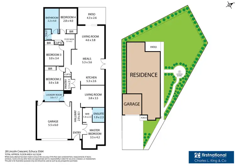 Floorplan of Homely house listing, 28 Lincoln Crescent, Echuca VIC 3564