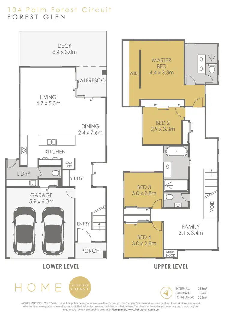 Floorplan of Homely house listing, 104 Palm Forest Circuit, Forest Glen QLD 4556