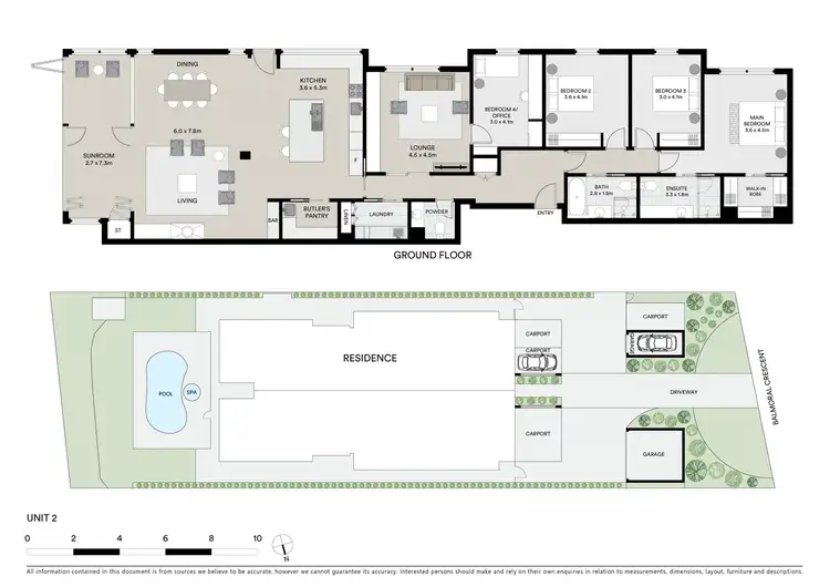 Floorplan of Homely house listing, 2/13 Balmoral Crescent, Rippleside VIC 3215