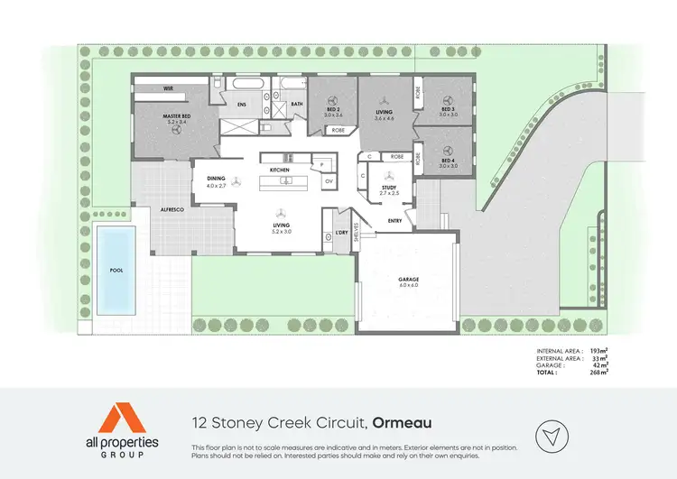 Floorplan of Homely house listing, 12 Stoney Creek Circuit, Ormeau QLD 4208