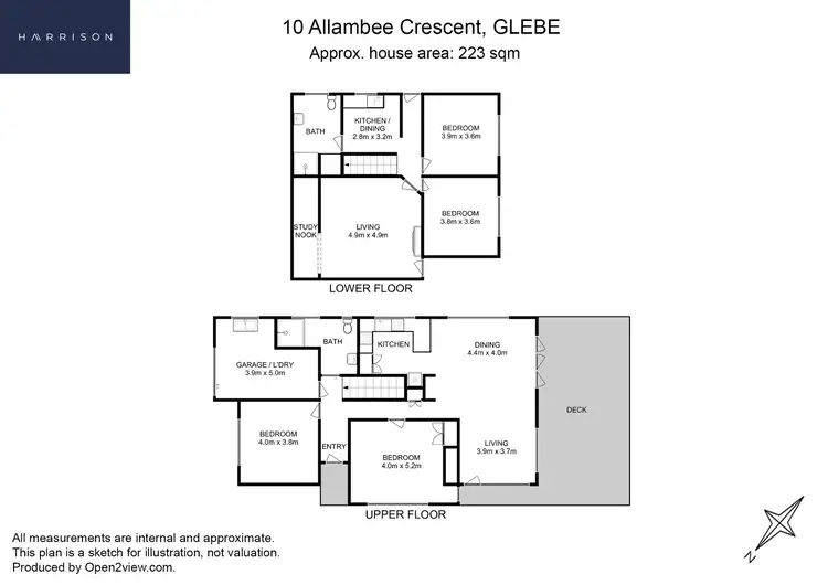 Floorplan of Homely house listing, 10 Allambee Crescent, Glebe TAS 7000