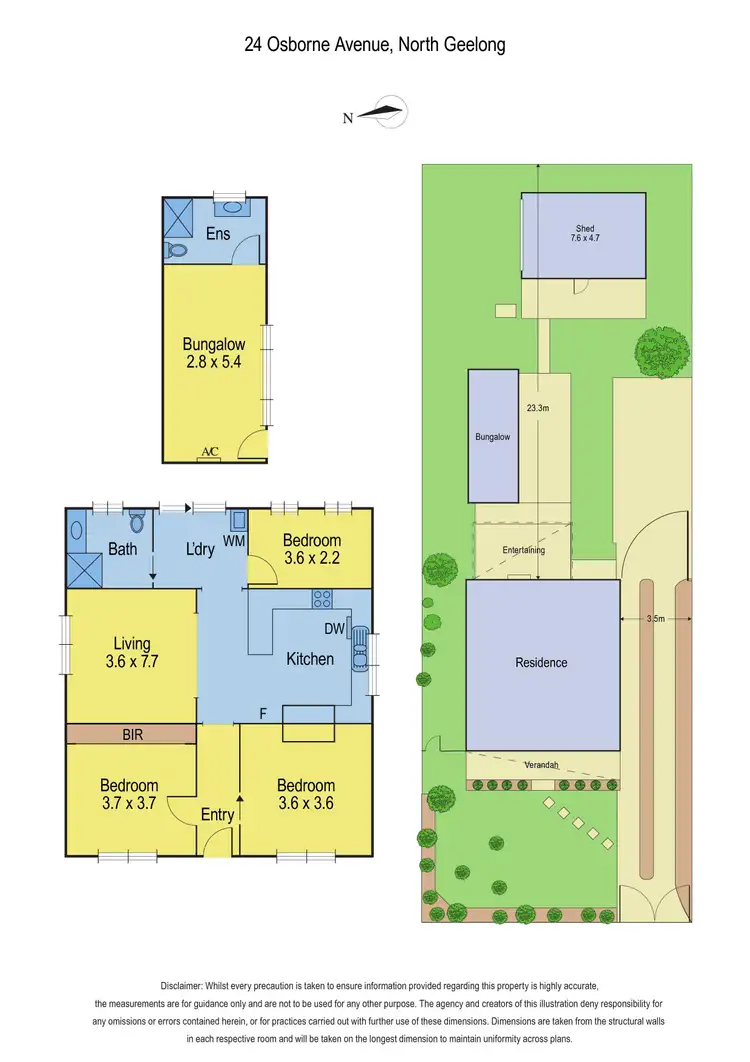 Floorplan of Homely house listing, 24 Osborne Avenue, North Geelong VIC 3215