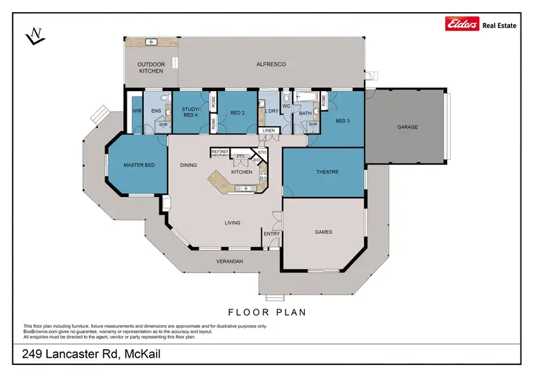 Floorplan of Homely house listing, 249 Lancaster Road, Mckail WA 6330
