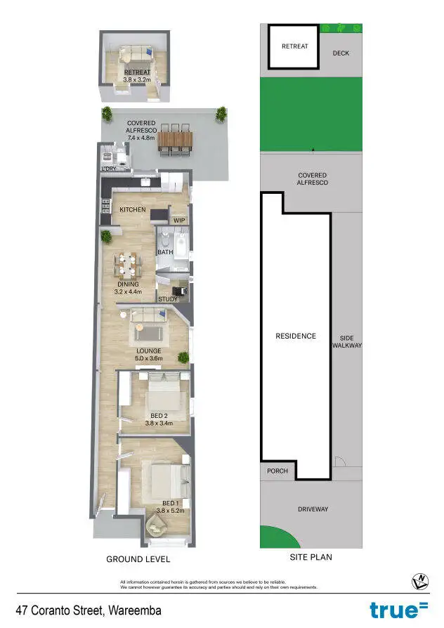 Floorplan of Homely house listing, 47 Coranto Street, Wareemba NSW 2046