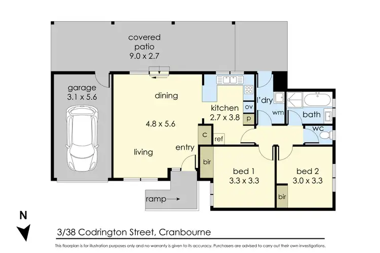 Floorplan of Homely house listing, 3/38 Codrington Street, Cranbourne VIC 3977