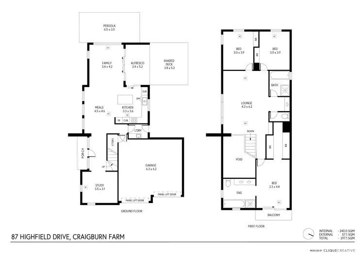 Floorplan of Homely house listing, 87 Highfield Drive, Craigburn Farm SA 5051