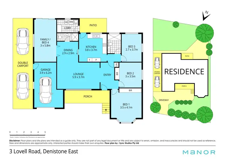Floorplan of Homely house listing, 3 Lovell Road, Denistone East NSW 2112
