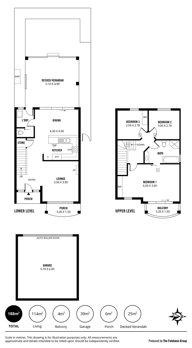 Floorplan of Homely townhouse listing, 20C Byron Avenue, Clovelly Park SA 5042