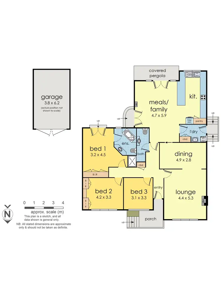 Floorplan of Homely house listing, 19 Rosedale Crescent, Ringwood East VIC 3135