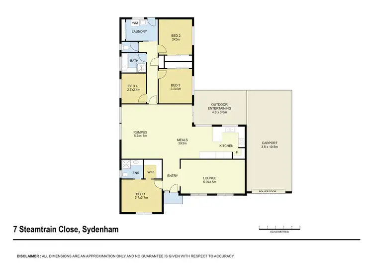 Floorplan of Homely house listing, 7 Steamtrain Close, Sydenham VIC 3037