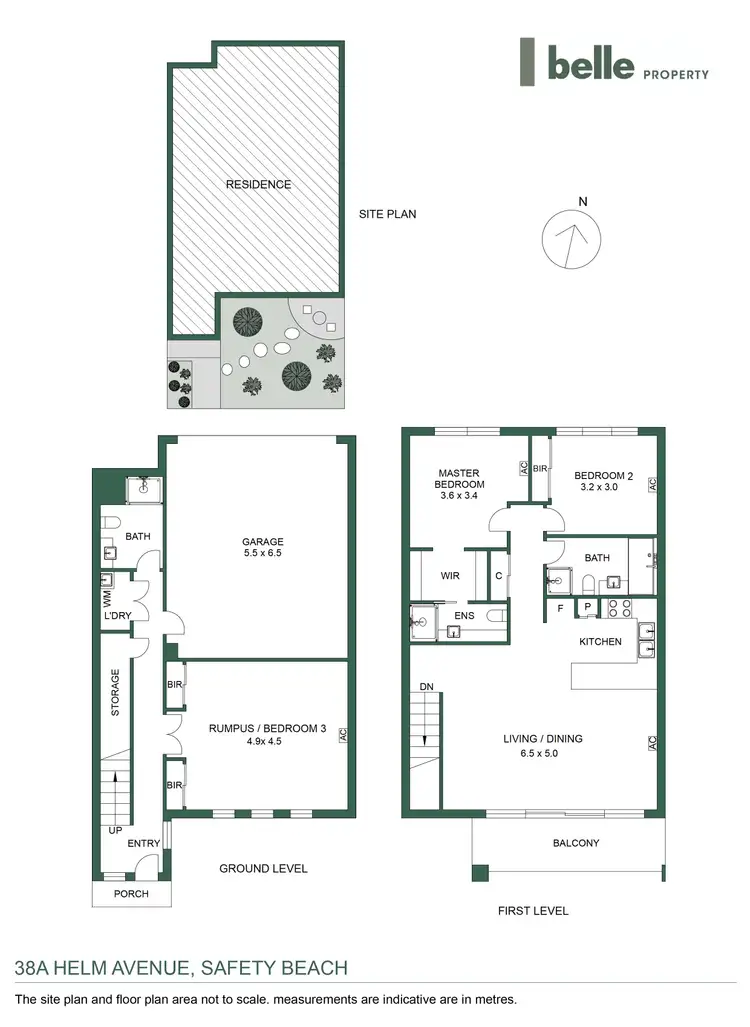 Floorplan of Homely unit listing, 38a Helm Avenue, Safety Beach VIC 3936