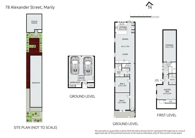 Floorplan of Homely house listing, 78 Alexander Street, Manly NSW 2095