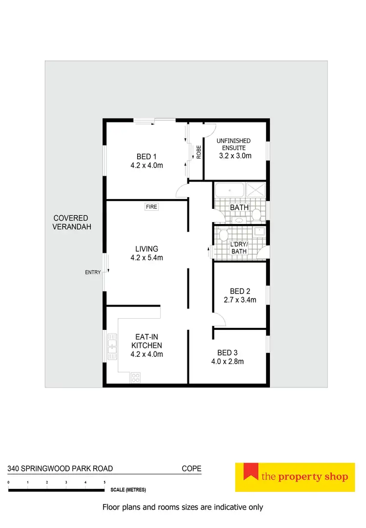Floorplan of Homely rural property listing, 340 Springwood Park Road, Gulgong NSW 2852