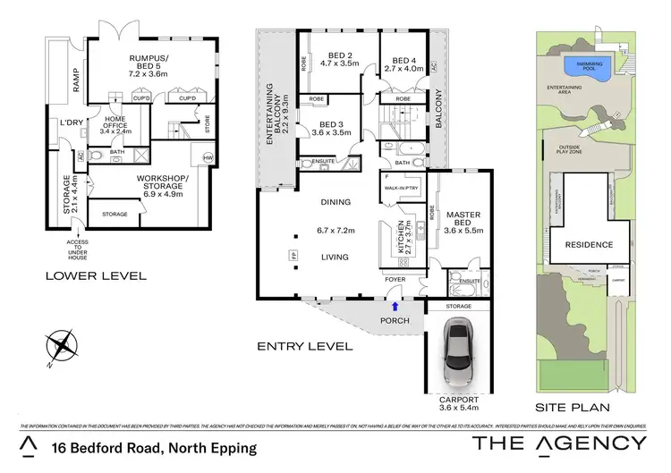 Floorplan of Homely house listing, 16 Bedford Road, North Epping NSW 2121