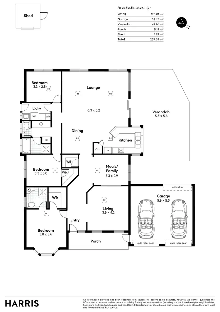 Floorplan of Homely house listing, 20 Woodlake Drive, Craigburn Farm SA 5051
