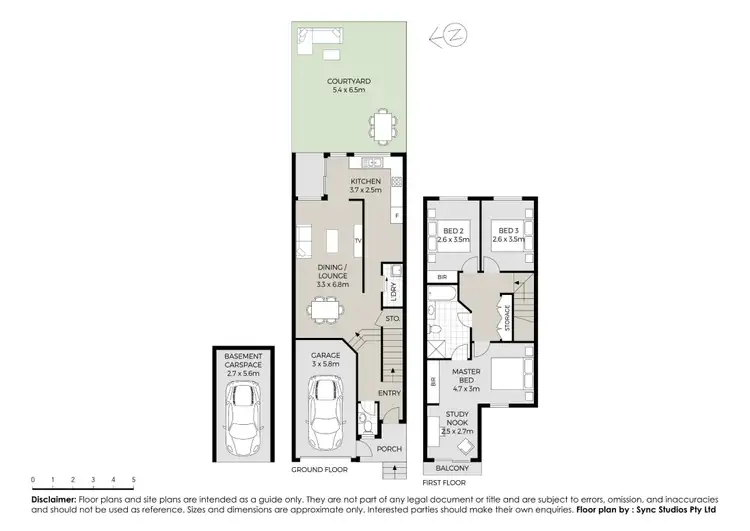 Floorplan of Homely townhouse listing, 8/9-11 New Zealand Street, Parramatta NSW 2150