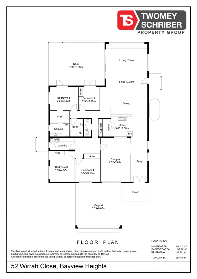 Floorplan of Homely house listing, 52 Wirrah Close, Bayview Heights QLD 4868