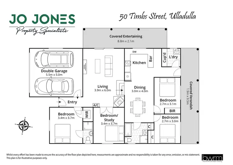 Floorplan of Homely house listing, 50 Timbs Street, Ulladulla NSW 2539