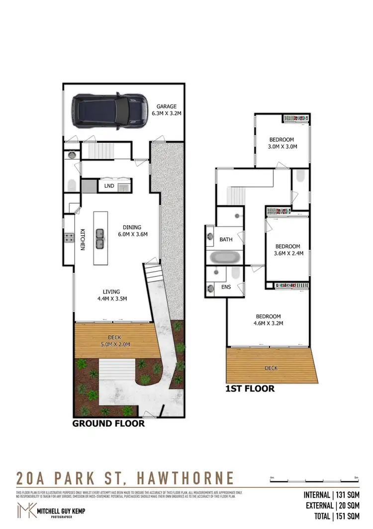 Floorplan of Homely house listing, 20A Park Street, Hawthorne QLD 4171
