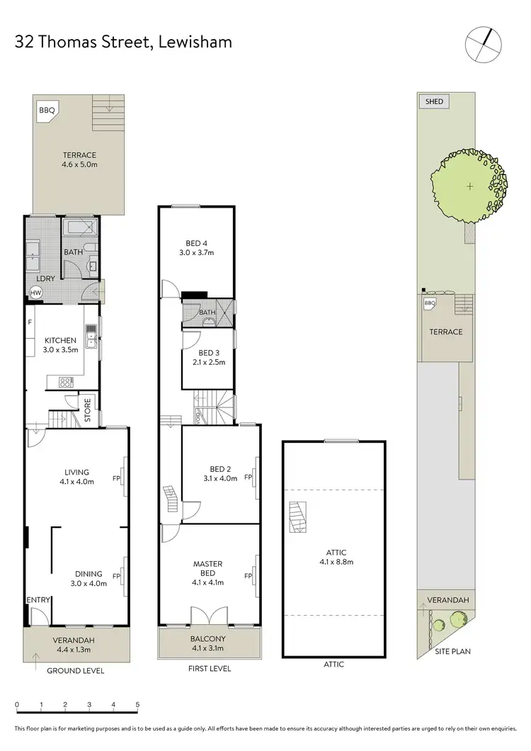 Floorplan of Homely house listing, 32 Thomas Street, Lewisham NSW 2049