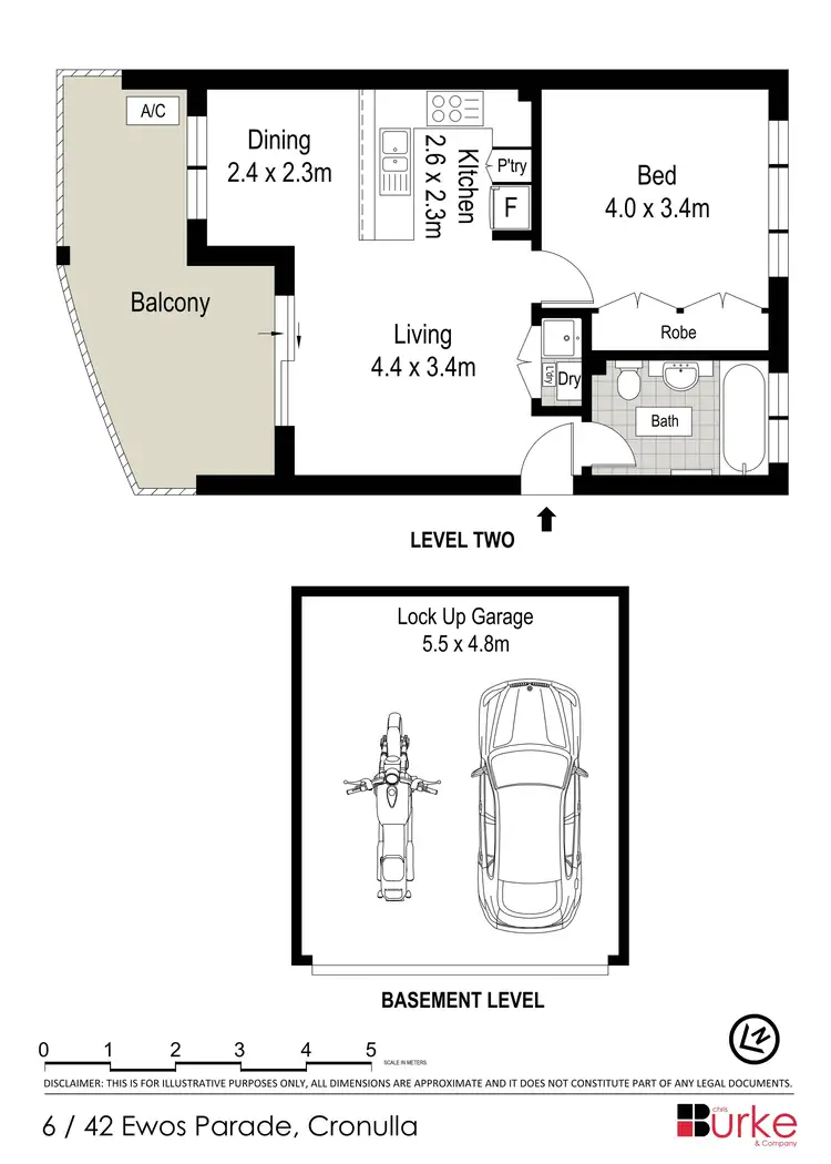 Floorplan of Homely apartment listing, 6/42 Ewos Parade, Cronulla NSW 2230