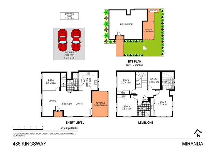 Floorplan of Homely townhouse listing, 1/489 Kingsway, Miranda NSW 2228